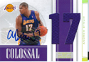 Authentic Andrew Bynum Autograph Game-Worn Jersey
