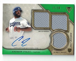 Andrew Toles Autograph Rookie Card