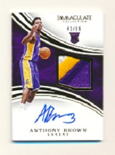Authentic Anthony Brown Autograph