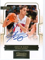 Austin Daye Rookie Autograph Game Worn Jersey