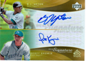 B.J. Upton & Scott Kazmir Dual Autograph