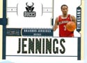 Authentic Brandon Jennings 8 Patch Game-Worn Jersey Card