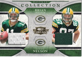 Authentic Brian Brohm & Jordy Nelson Dual Rookie Game-Worn Jersey