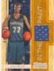 Authentic Corey Brewer Rookie Game-Worn Jersey Card