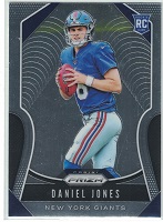Authentic Daniel Jones Game-Worn Jersey Card