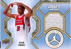 Authentic Devin Ebanks Rookie Game-Worn Jersey Card