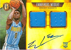 Authentic Emmanuel Mudiay Autograph Rookie Card