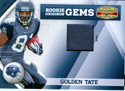 Authentic Golden Tate Rookie Game Worn Jersey