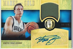 Authentic Keith Van Horn Gold Autograph Game Worn Jersey