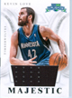 Authentic Kevin Love Game-Worn Jersey Card