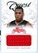 Authentic Kyle Lowry Game Worn Jersey Card