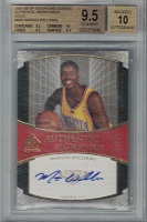 Authentic Marvin Williams Autograph Gold Riookie Card