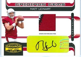 Authentic Matt Leinart Rookie Autograph & Game-Worn Jersey