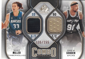 Authentic Mike Miller & Drew Gooden Dual Game-Worn Jersey