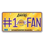 Los Angeles Lakers License Plate