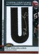 Rey Maualuga Rookie Autograph Patch