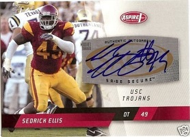 Authentic Sedrick Ellis Rookie Autograph