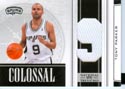 Authentic Tony Parker Game-Worn Jersey Card