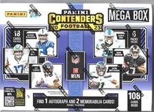 2023 Panini Contenders Football Hobby Mega